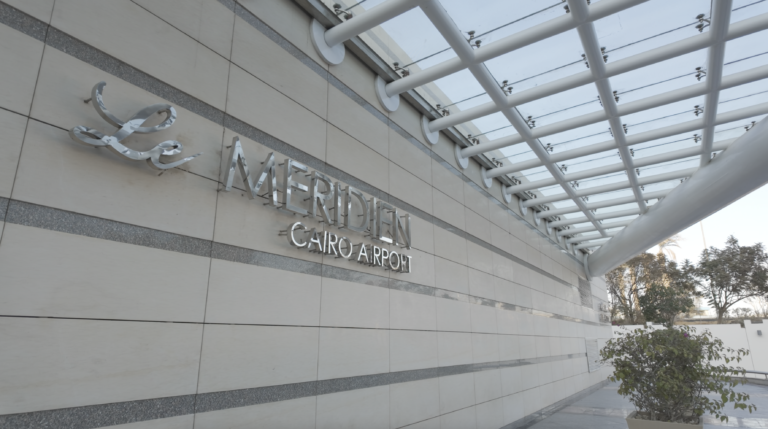exterior photo of le meridien hotel signage